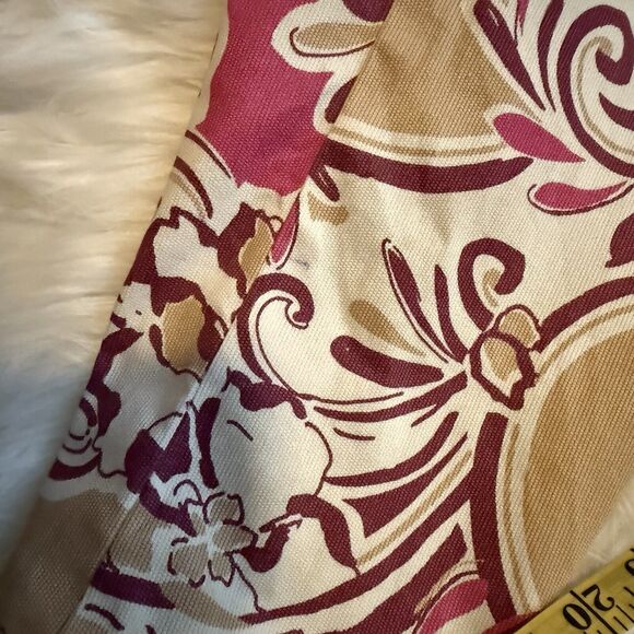 Lane Bryant Floral Long Jacket 20 Pink Purple Lightweight Cotton Lined Boho - Picture 7 of 12